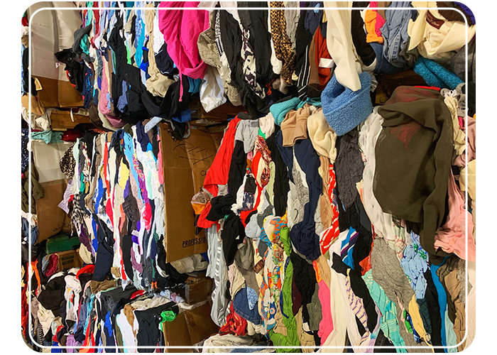 used clothing rags